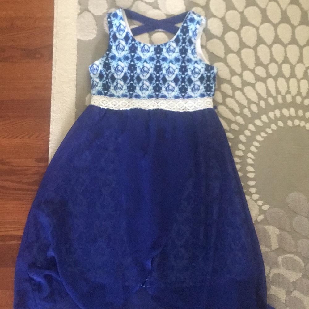 Blue dress